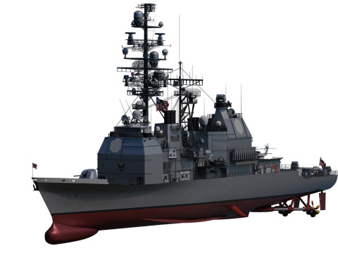 Ticonderoga class cruiser Modèle 3D