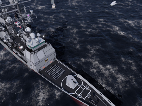 Ticonderoga class cruiser 3D 模型