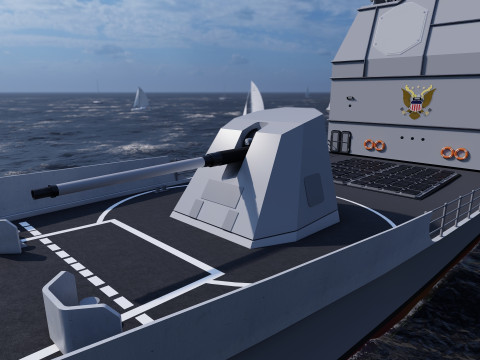Ticonderoga class cruiser 3D 模型