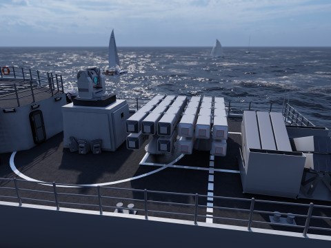 Ticonderoga class cruiser 3D 模型