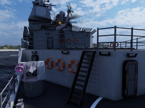 Ticonderoga class cruiser 3D 模型