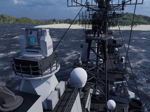 Ticonderoga class cruiser 3D 模型