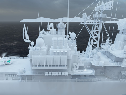 Ticonderoga class cruiser 3D 模型