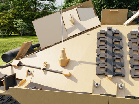 Jagdpanzer 38 Hetzer with interior 3D Модель