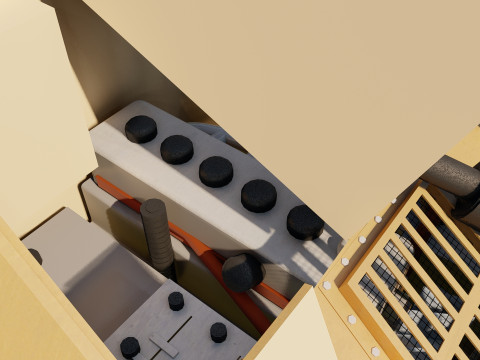 Jagdpanzer 38 Hetzer with interior 3D Модель