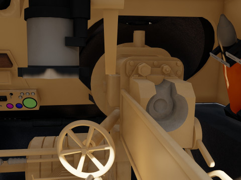 Jagdpanzer 38 Hetzer with interior 3D Модель