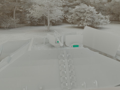 Jagdpanzer 38 Hetzer with interior 3D Модель