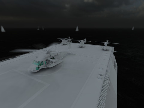 USS Pierre LCS-38 3D Модель