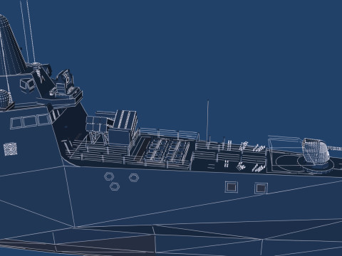 USS Pierre LCS-38 3D Модель