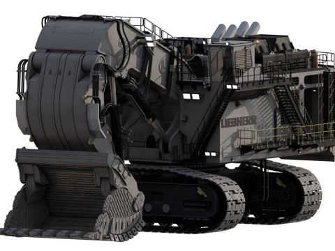 Liebherr R9200 Modèle 3D