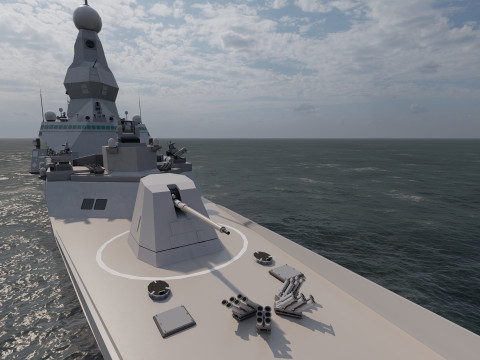 MULTI ROLE DESTROYER Modelo 3D