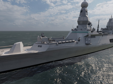 MULTI ROLE DESTROYER Modelo 3D
