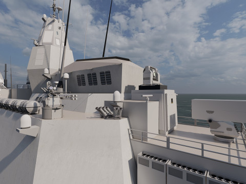 MULTI ROLE DESTROYER Modelo 3D