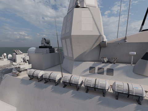 MULTI ROLE DESTROYER Modelo 3D