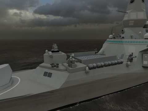 MULTI ROLE DESTROYER Modelo 3D