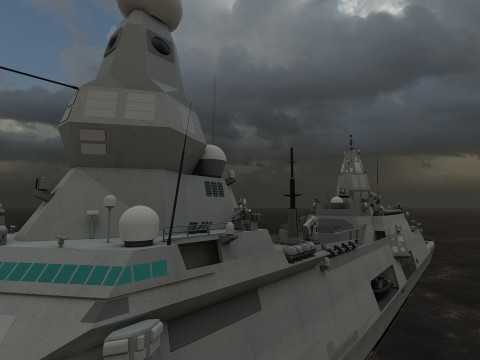 MULTI ROLE DESTROYER Modelo 3D