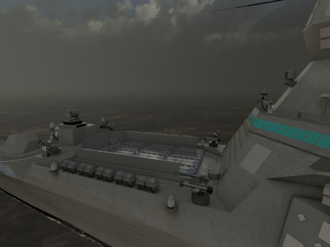 MULTI ROLE DESTROYER Modelo 3D