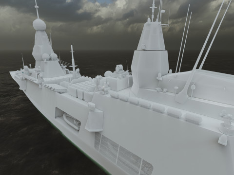 MULTI ROLE DESTROYER Modelo 3D