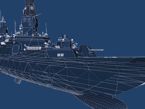 MULTI ROLE DESTROYER Modelo 3D
