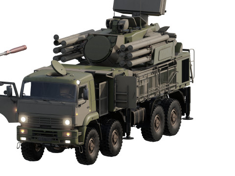 Pantsir 96K6-S1 Modello 3D
