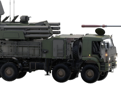 Pantsir 96K6-S1 Modello 3D