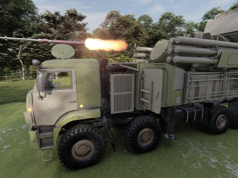 Pantsir 96K6-S1 Modello 3D