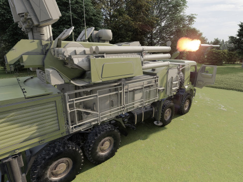 Pantsir 96K6-S1 Modello 3D