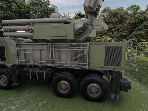 Pantsir 96K6-S1 Modello 3D