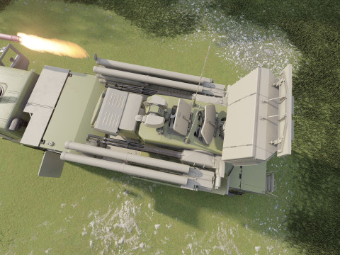 Pantsir 96K6-S1 Modello 3D