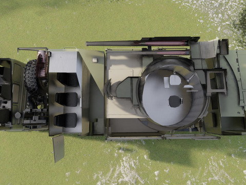 Pantsir 96K6-S1 Modello 3D