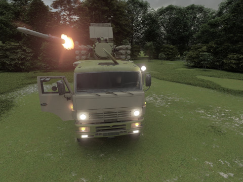 Pantsir 96K6-S1 Modello 3D