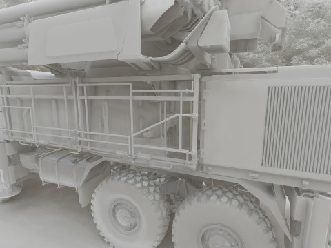 Pantsir 96K6-S1 Modello 3D