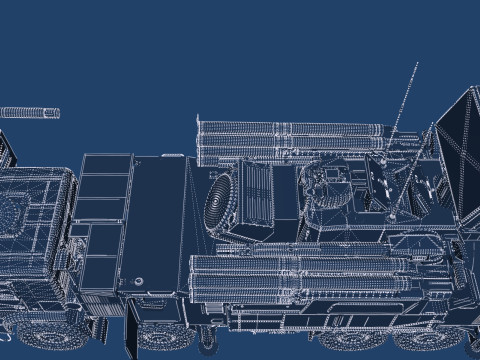 Pantsir 96K6-S1 Modello 3D