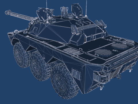 AMX 10 RC 3D Модель