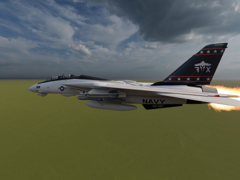 F14 TOMCAT 3D मॉडल