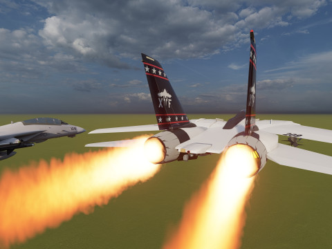 F14 TOMCAT 3D मॉडल