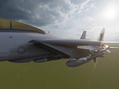 F14 TOMCAT 3D मॉडल
