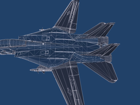 F14 TOMCAT 3D मॉडल