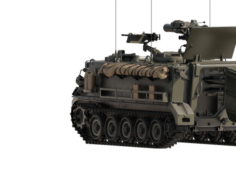 M113 armored personnel carrier 3D Модель