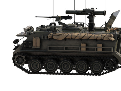 M113 armored personnel carrier 3D Модель