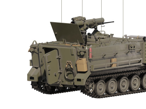 M113 armored personnel carrier 3D Модель