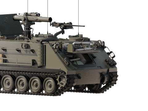 M113 armored personnel carrier 3D Модель