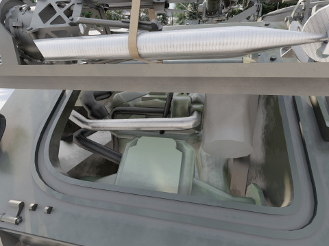 M113 armored personnel carrier 3D Модель
