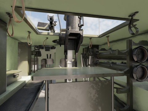 M113 armored personnel carrier 3D Модель