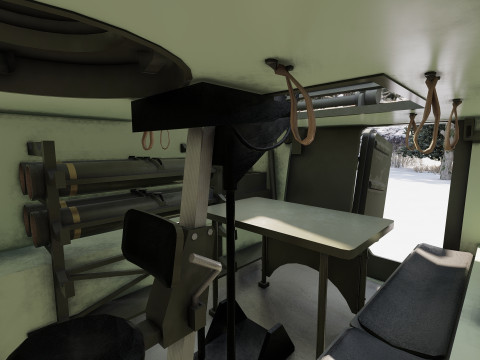 M113 armored personnel carrier 3D Модель