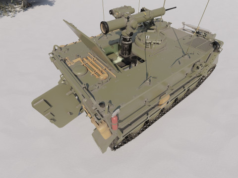 M113 armored personnel carrier 3D Модель