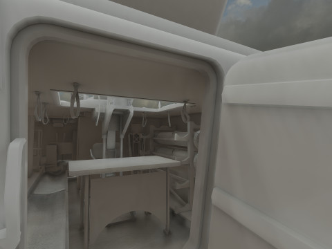 M113 armored personnel carrier 3D Модель