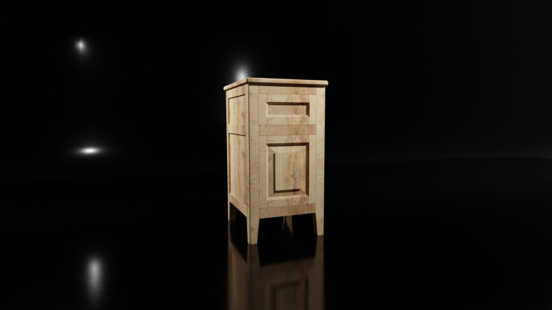 Bedside table project 3D-Modell .c4d .max .obj .3ds .fbx .stl .blend 