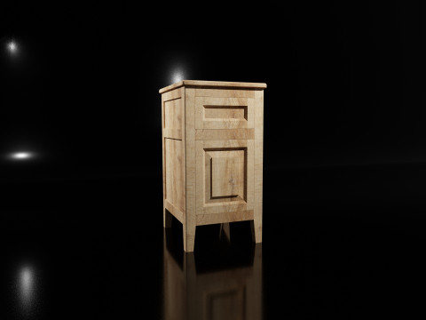 Bedside table project 3Dモデル