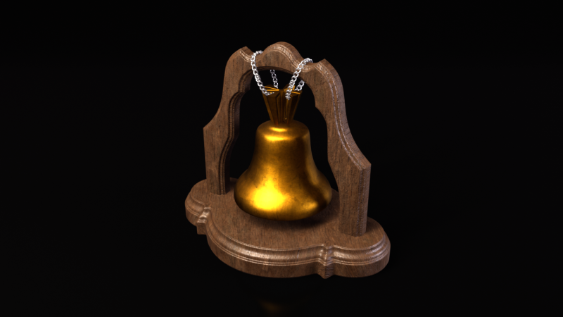 Bell Stand 3Dモデル .c4d .max .obj .3ds .fbx .stl .blend 